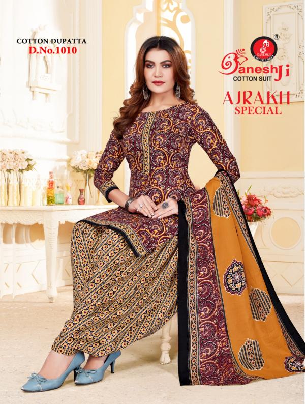 Ganeshji Ajrakh Special Vol-01 – Dress Material